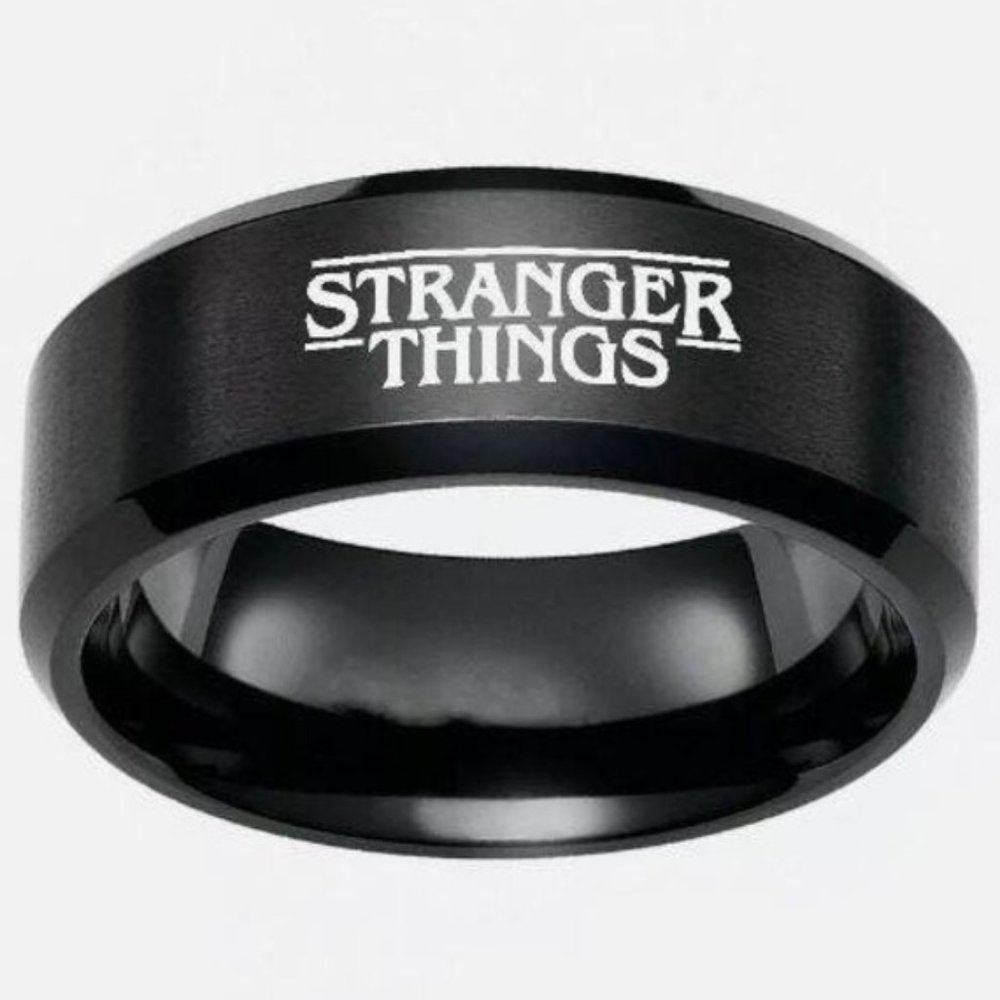 Stranger Things Stainless Steel Ring Band